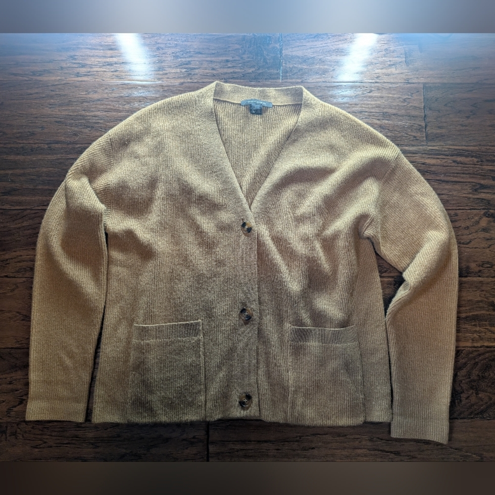 French Connection Caramel Cardigan Size Large